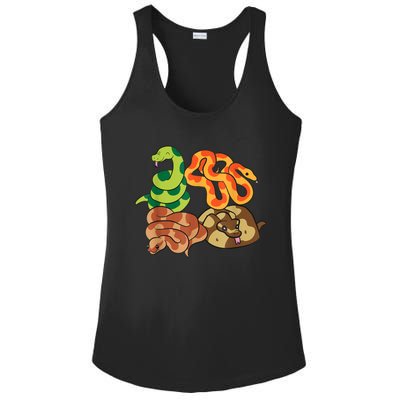 Snake Reptile Serpents Funny Snakes Ladies PosiCharge Competitor Racerback Tank