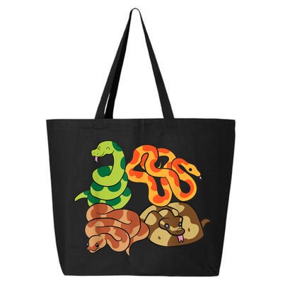 Snake Reptile Serpents Funny Snakes 25L Jumbo Tote