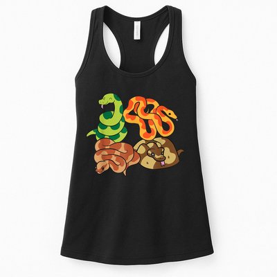 Snake Reptile Serpents Funny Snakes Womens Tank Top