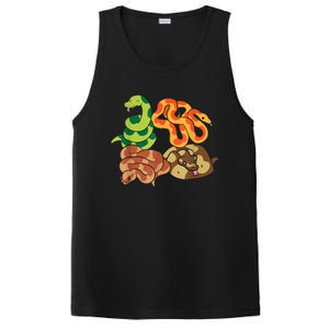 Snake Reptile Serpents Funny Snakes PosiCharge Competitor Tank