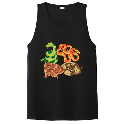 Snake Reptile Serpents Funny Snakes PosiCharge Competitor Tank