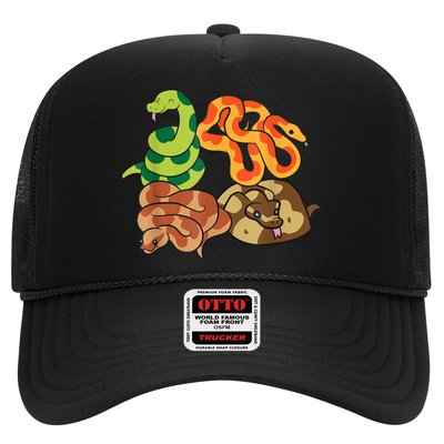 Snake Reptile Serpents Funny Snakes Trucker Hat