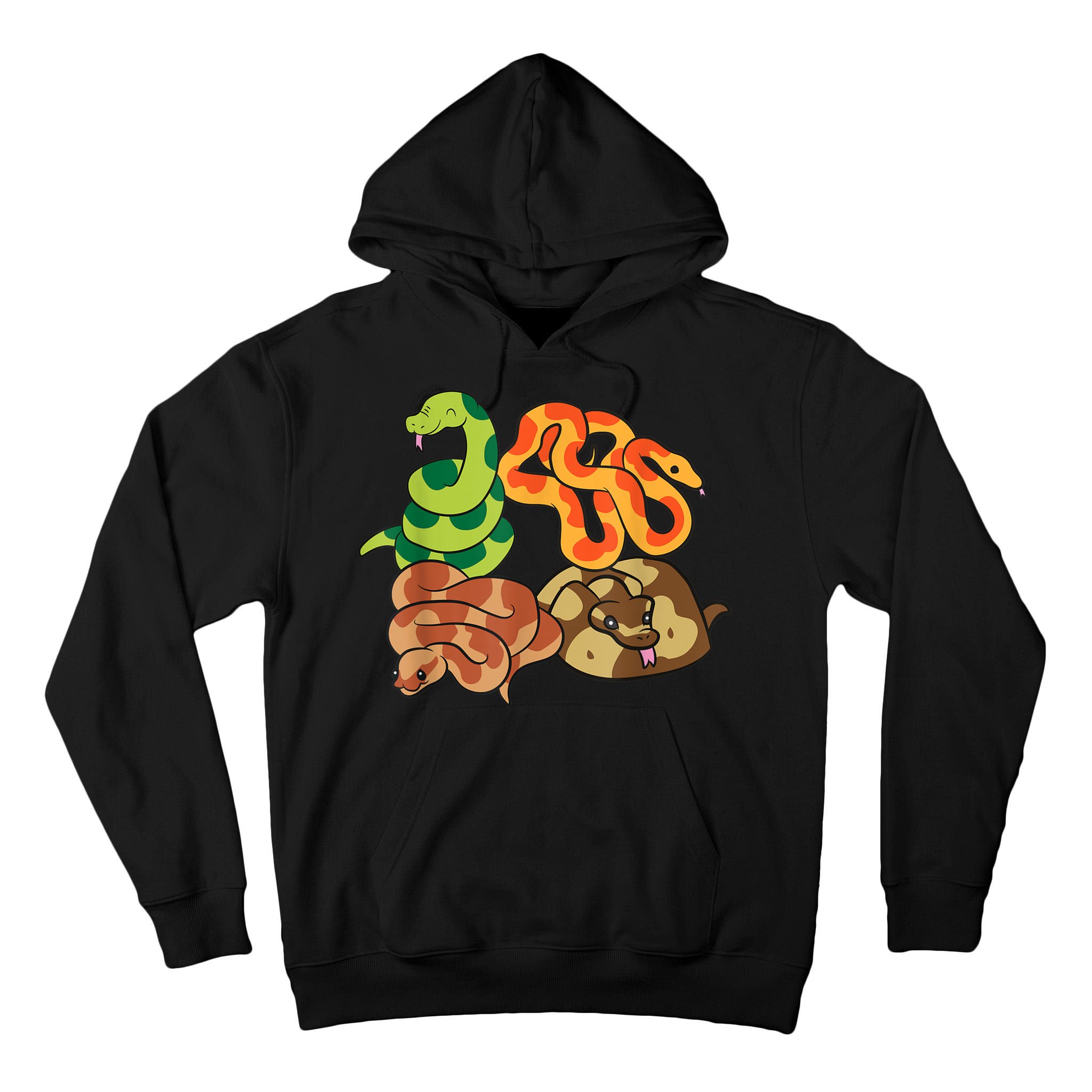 Snake Reptile Serpents Funny Snakes Tall Hoodie