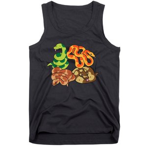 Snake Reptile Serpents Funny Snakes Tank Top