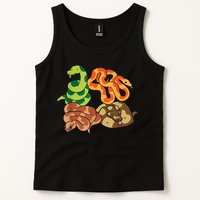 Snake Reptile Serpents Funny Snakes Tank Top