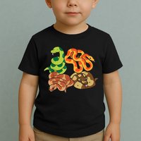 Snake Reptile Serpents Funny Snakes Toddler T-Shirt