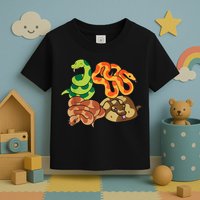 Snake Reptile Serpents Funny Snakes Toddler T-Shirt