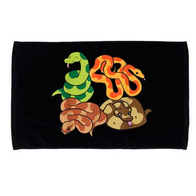 Snake Reptile Serpents Funny Snakes Microfiber Hand Towel