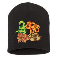 Snake Reptile Serpents Funny Snakes Short Acrylic Beanie