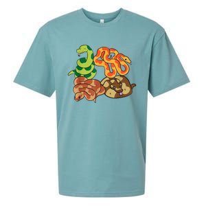 Snake Reptile Serpents Funny Snakes Sueded Cloud Jersey T-Shirt