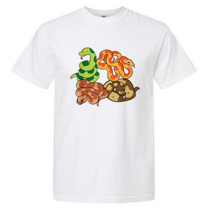 Snake Reptile Serpents Funny Snakes Garment-Dyed Heavyweight T-Shirt