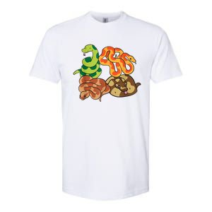 Snake Reptile Serpents Funny Snakes Softstyle CVC T-Shirt