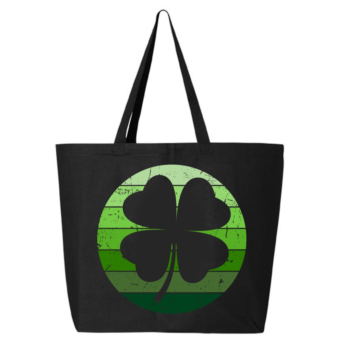 Shamrock Retro Sunset Lucky Leaf 25L Jumbo Tote