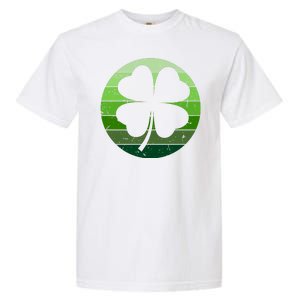 Shamrock Retro Sunset Lucky Leaf Garment-Dyed Heavyweight T-Shirt