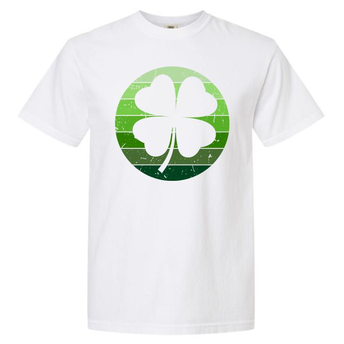 Shamrock Retro Sunset Lucky Leaf Garment-Dyed Heavyweight T-Shirt