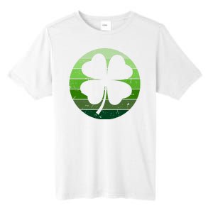 Shamrock Retro Sunset Lucky Leaf Tall Fusion ChromaSoft Performance T-Shirt