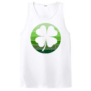 Shamrock Retro Sunset Lucky Leaf PosiCharge Competitor Tank