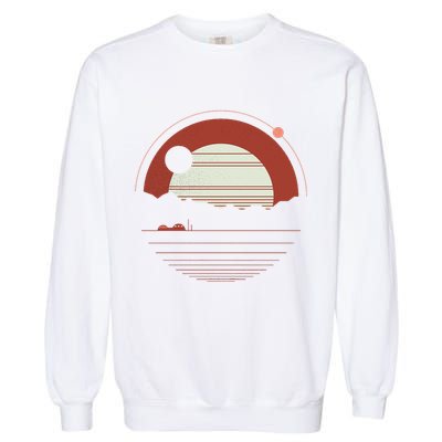 Solitude Red Sun Garment-Dyed Sweatshirt
