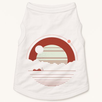 Solitude Red Sun Doggie Tank