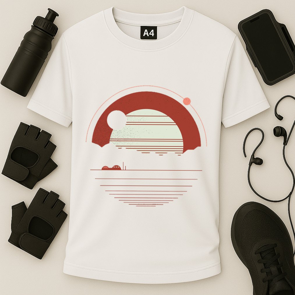 Solitude Red Sun Performance Shirt