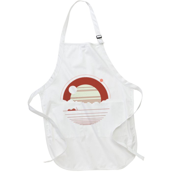 Solitude Red Sun Apron