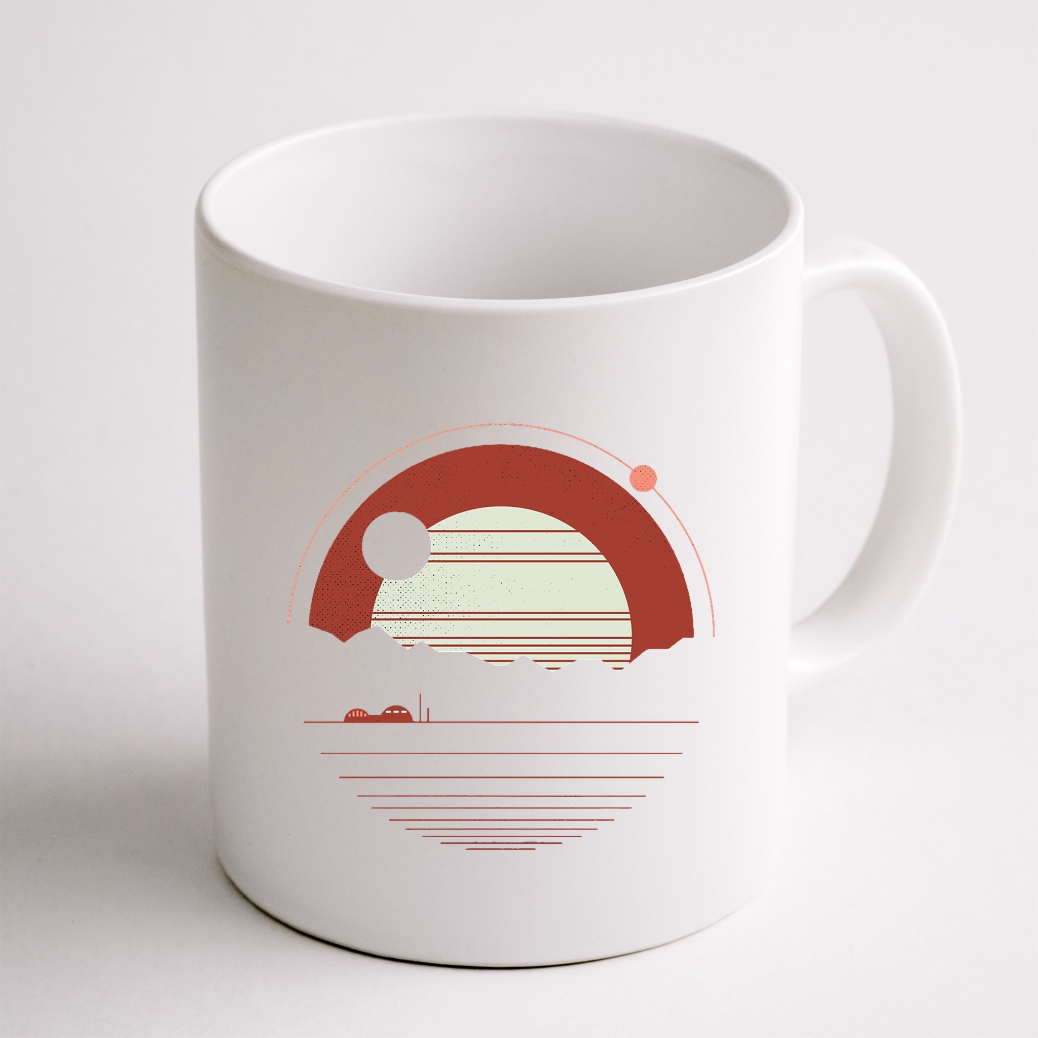 Solitude Red Sun Mug