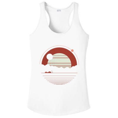 Solitude Red Sun Ladies PosiCharge Competitor Racerback Tank