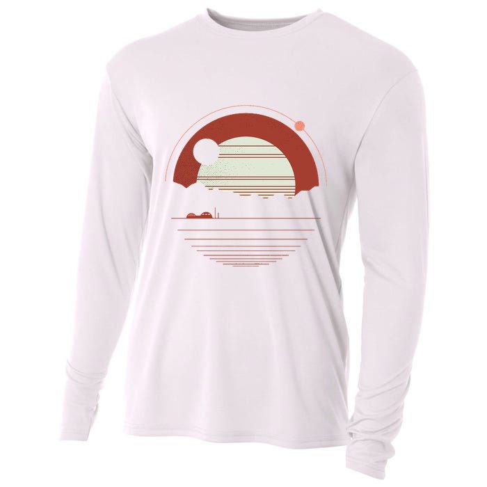 Solitude Red Sun Cooling Performance Long Sleeve Crew