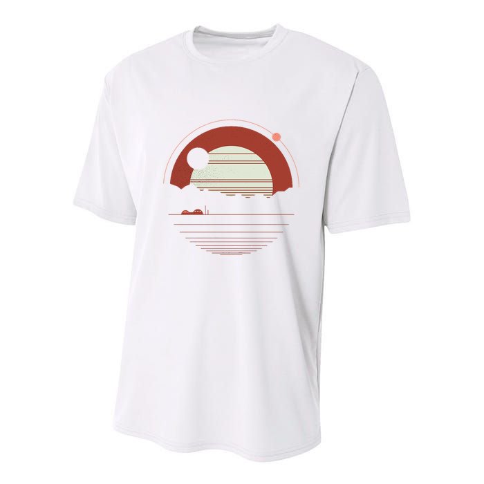 Solitude Red Sun Youth Performance Sprint T-Shirt