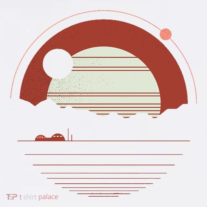 Solitude Red Sun Poster