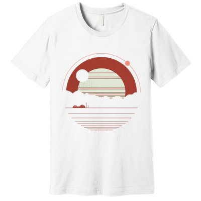 Solitude Red Sun Premium T-Shirt