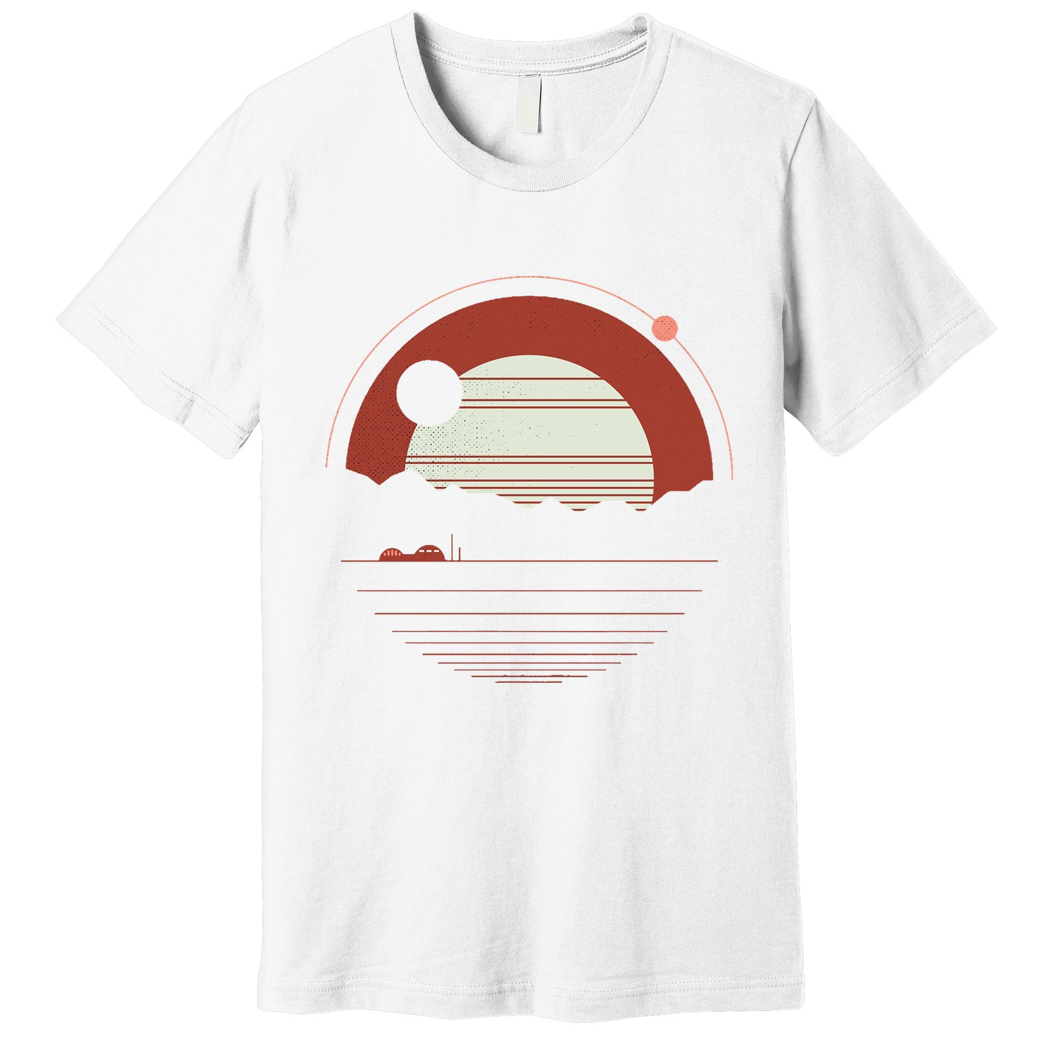 Solitude Red Sun Premium T-Shirt