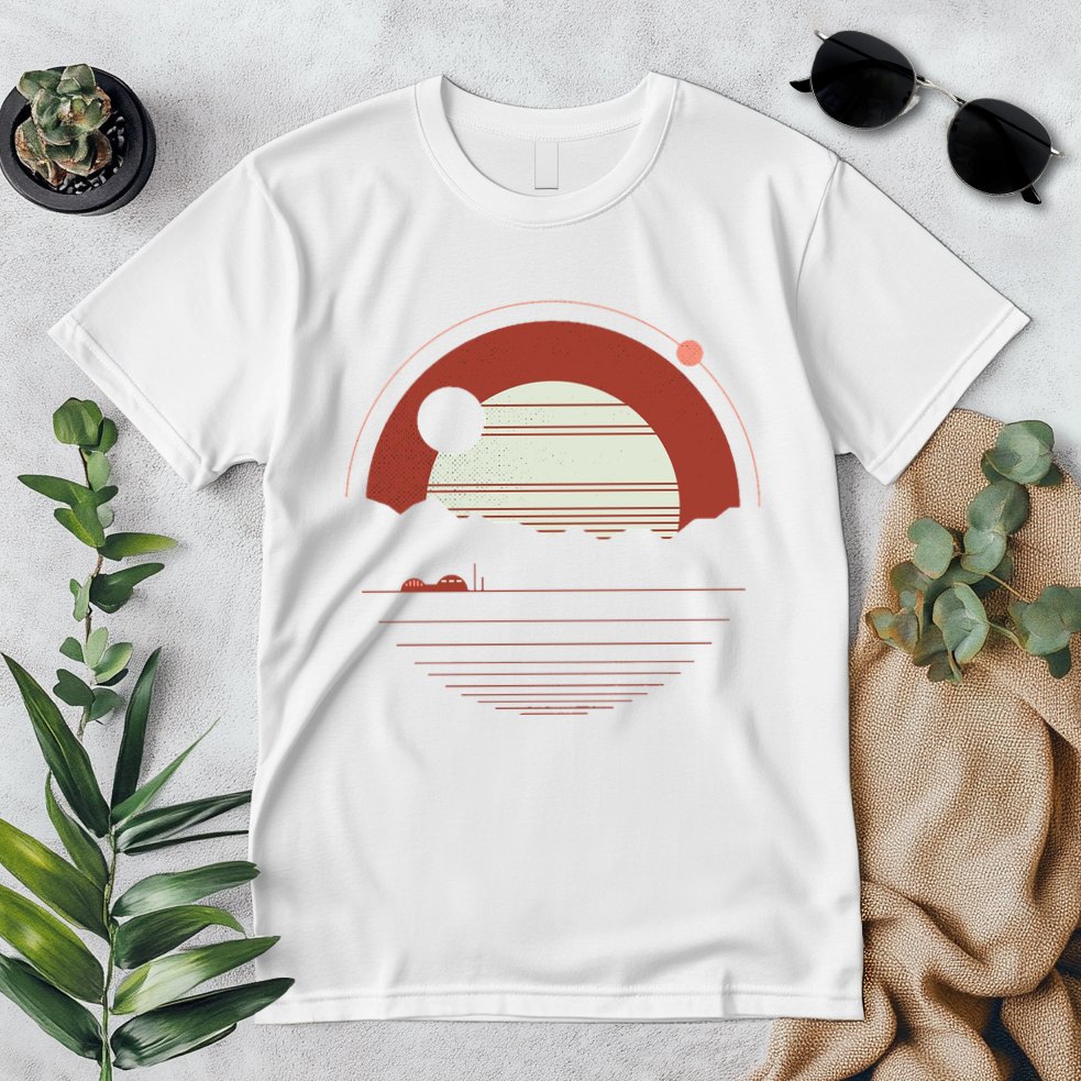 Solitude Red Sun Premium T-Shirt