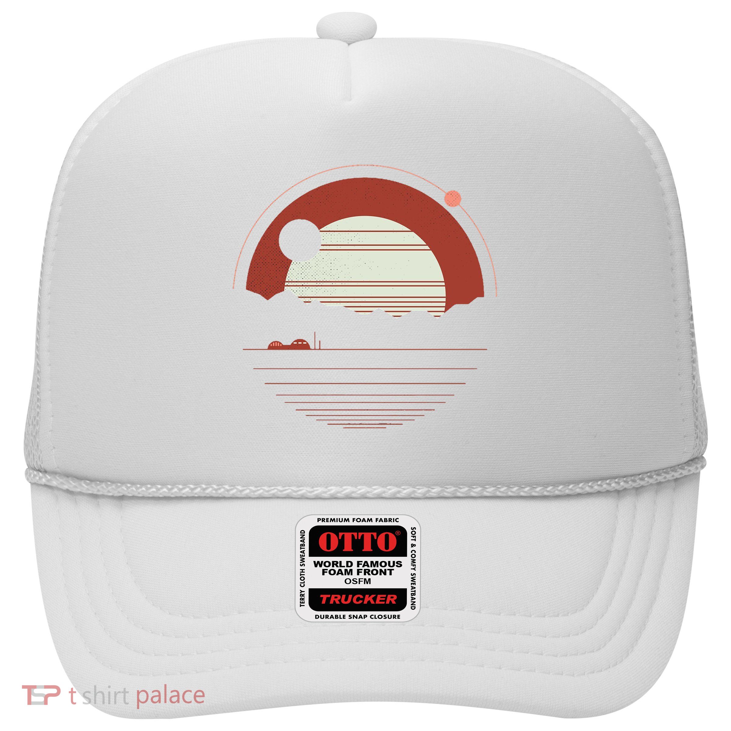 Solitude Red Sun Trucker Hat