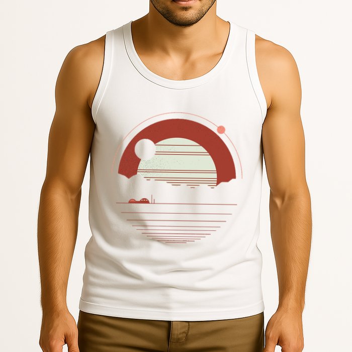 Solitude Red Sun Tank Top