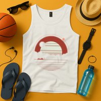 Solitude Red Sun Tank Top