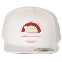 Solitude Red Sun Wool Snapback Cap