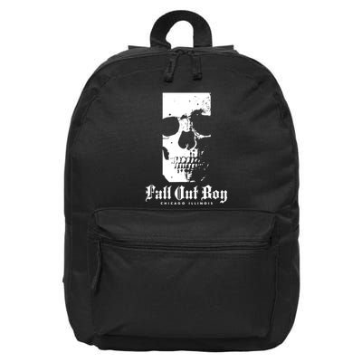 Skull Rectangle 16 in Basic Backpack