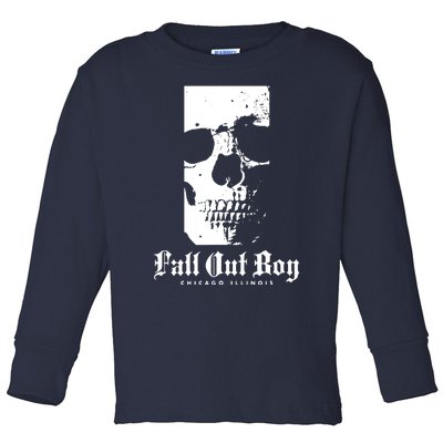 Skull Rectangle Toddler Long Sleeve Shirt