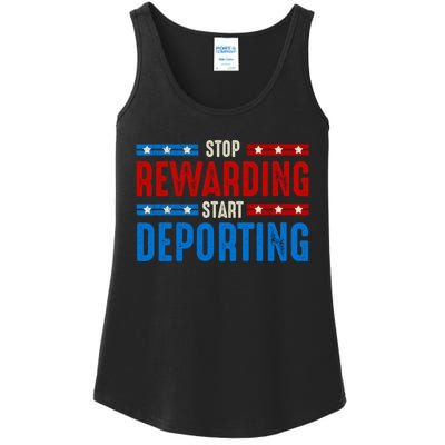 Stop Rewarding Start Deporting Ladies Essential Tank