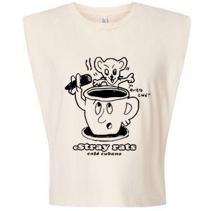 Stray Rats Secret Coffee Garment-Dyed Women's Muscle Tee