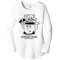 Stray Rats Secret Coffee Women's Perfect Tri Tunic Long Sleeve Shirt