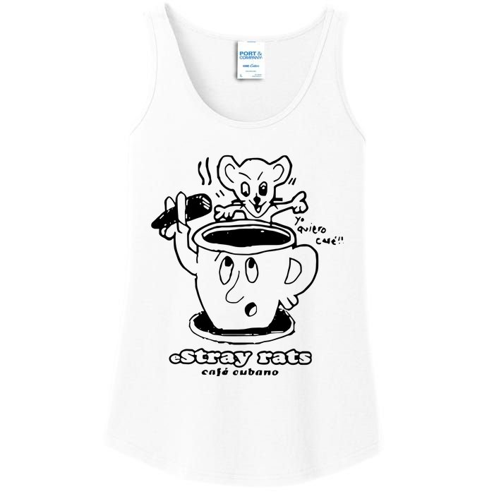 Stray Rats Secret Coffee Ladies Essential Tank