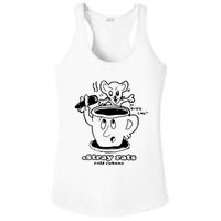 Stray Rats Secret Coffee Ladies PosiCharge Competitor Racerback Tank