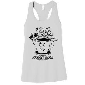 Stray Rats Secret Coffee Women's Racerback Tank