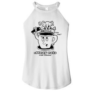 Stray Rats Secret Coffee Women's Perfect Tri Rocker Tank