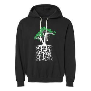 Square Root Garment-Dyed Fleece Hoodie