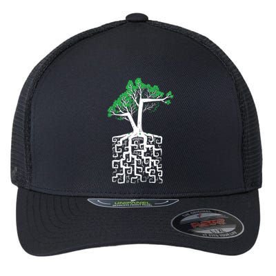 Square Root Flexfit Unipanel Trucker Cap