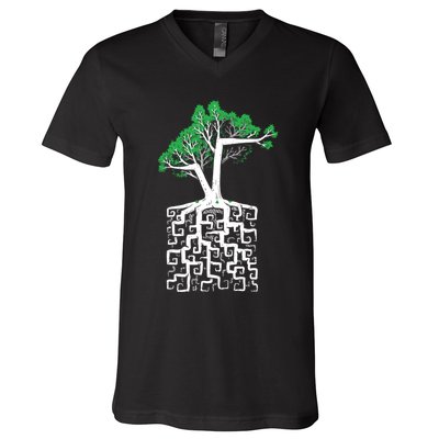 Square Root V-Neck T-Shirt
