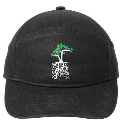 Square Root 7-Panel Snapback Hat